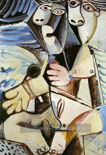 Etreinte II 1971 cubisme Pablo Picasso Peintures à l'huile